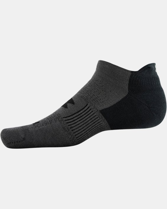 Unisex UA ArmourDry™ Run No Show Tab Socks, Black, pdpMainDesktop image number 1